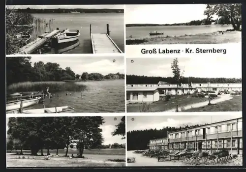 AK Klein Labenz /Sternberg, Bungalowsiedlung des FDGB und Erholungsheim Willi Schröder