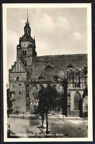 AK Brandenburg / Havel, Ansicht der St. Katharinen-Kirche