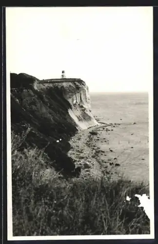 AK Kap Arkona /Rügen, Klippenpartie und Meer