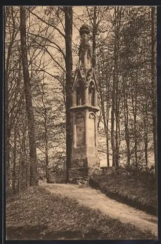 AK Alt-Zella, Betsäule des Klosters aus dem 13. Jahrhundert