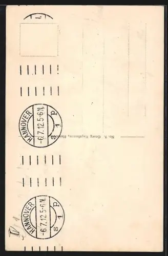 AK Hannover, Ernst-August-Denkmal