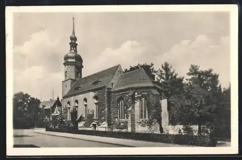 AK Riesa /Elbe, Blick zur Klosterkirche
