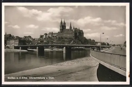 AK Meissen a. d. Elbe, Albrechtsburg und Dom