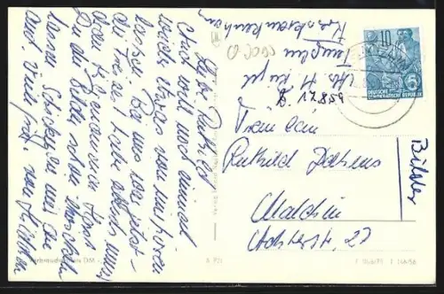 AK Templin /Uckermark, Ortsansicht aus der Vogelschau