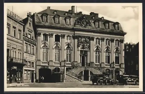 AK Bonn am Rhein, Partie am Rathaus