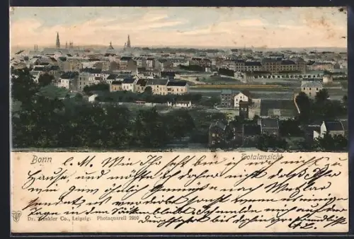 AK Bonn, Blick über den Ort
