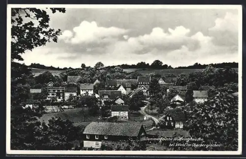 AK Wülfinghausen bei Wiehl, Blick über den Ort