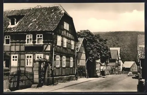 AK Dorndorf /Werra, Strassenpartie im Ort