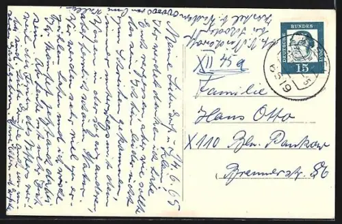 AK Kastel /Saar, Blick auf den Ort