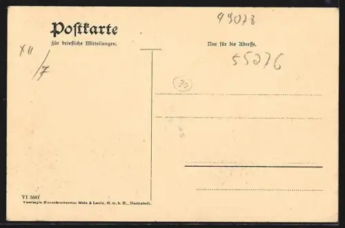 AK Oppenheim a. Rh., Rupprechtsturm mit Rhein