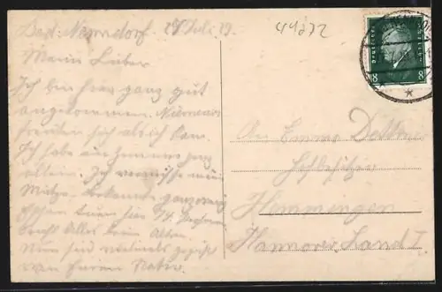 AK Bad Nenndorf, Bänke vor der Musikhalle