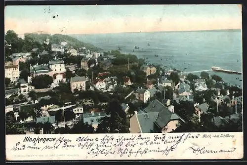 AK Hamburg-Blankenese, Blick vom Süllberg