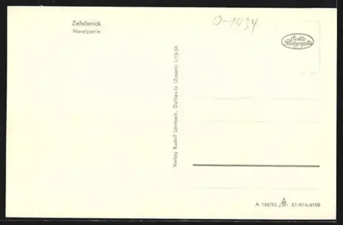 AK Zehdenick /Havel, Havelpartie mit Booten