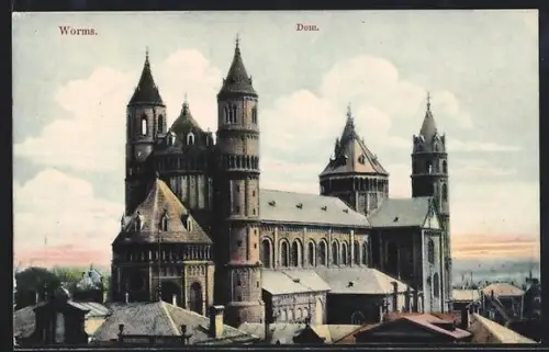 AK Worms, Blick zum Dom