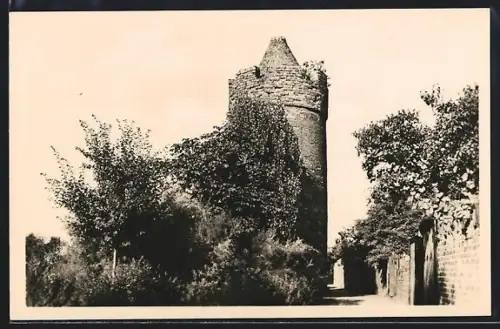 AK Treuenbrietzen /Jüterbog, Blick zum Pulverturm