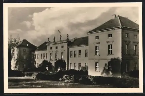 AK Rheinsberg /Mark, Schloss mit Park, jetzt Sanatorium Helmut Lehmann