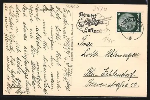 AK Emden, Partie am Rathausplatz