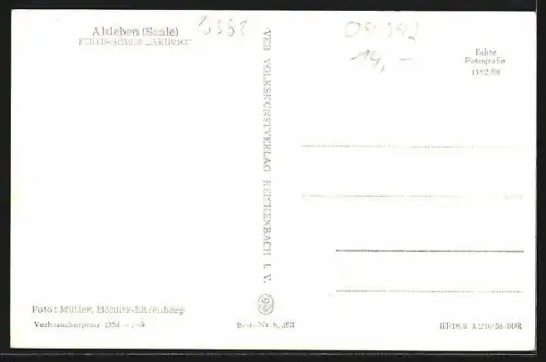 AK Alsleben /Saale, FDGB-Schule Aktivist