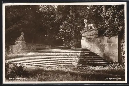 AK Rheinsberg, Schloss Rheinsberg, Sphinxtreppe