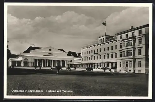 AK Heiligendamm, Kurhaus mit Terrasse