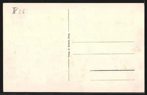 AK Iburg /Teutoburger Wald, Ortsansicht mit Kirche