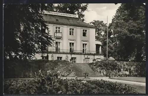 AK Bad Freienwalde /Oder, Puschkin-Haus im Volkspark