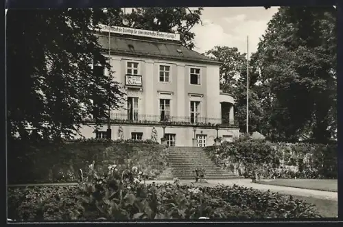 AK Bad Freienwalde /Oder, Puschkin-Haus im Volkspark