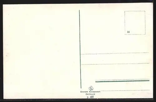 AK Dortmund, Gärtnerhaus im Kaiser Wilhelm-Hain