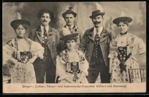 AK Sänger-, Jodler-, Tänzer- und Instrumental-Ensemble Wolfert und Biermann