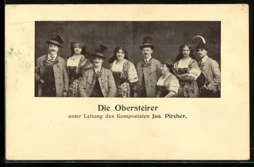 AK Mitglieder der Trachtenkapelle Die Obersteirer