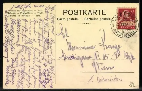 AK Mitglieder der Trachtenkapelle Die Obersteirer