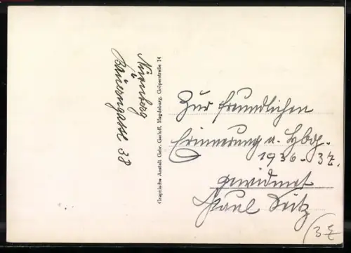 AK Kapellmeister Paul Seitz mit Trompete