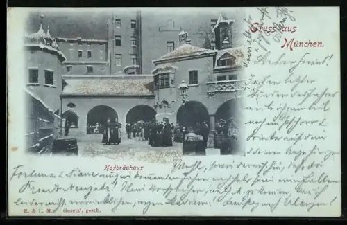 AK München, Münchner Hofbräuhaus