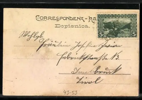 AK Bosnischer Bauern-Kolo-Tanz, Volkstanz