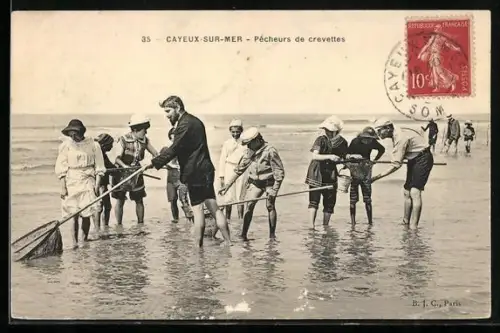 AK Cayeux-sur-Mer, Pêcheurs de crevettes, Krebsfischer