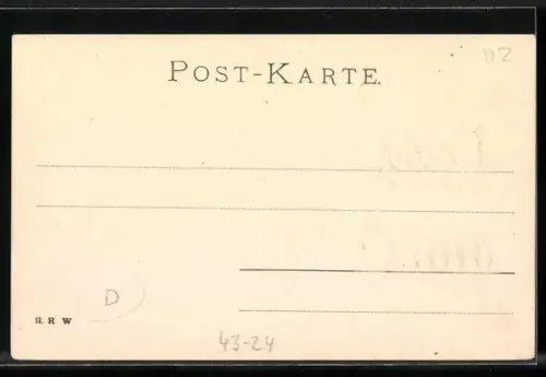 Präge-AK Kleiner Harlekin mit Gänsen