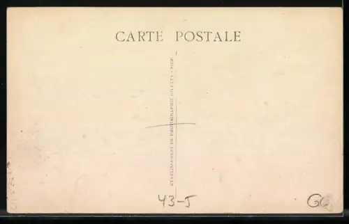 AK Nice, Carneval de Nice 1948, Char Fin d`un Film