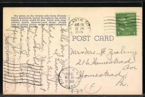 AK Atlantic City, NJ, Three Women in Bathing Suits Fishing