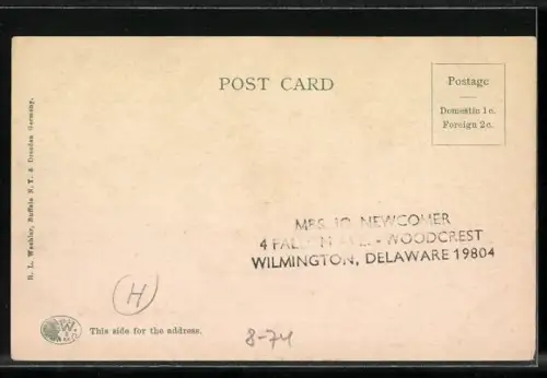 AK Cleveland, OH, Fishing Scene, Brookside