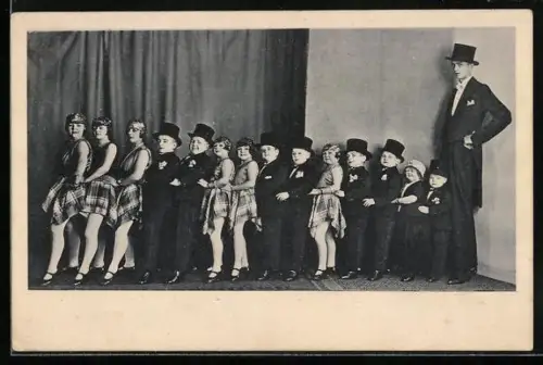 AK Magdeburg, Heep`s Liliputaner-Künstler-Truppe