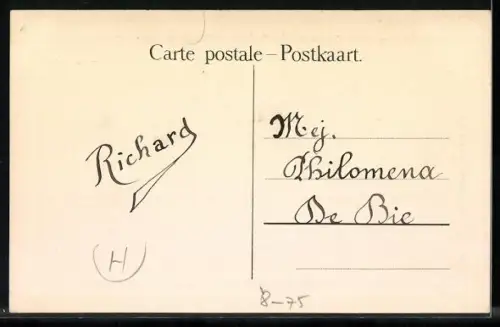 Künstler-AK Fischer bei unruhiger See in ihrem Boot