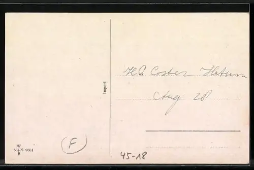 Künstler-AK Zwei Kinder mit einem Ruderboot am Ufer