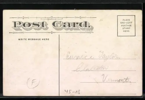 Künstler-AK Kleiner Junge rudert in einem Kanu