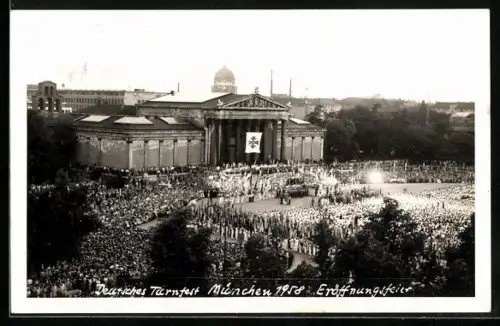 AK München, Deutsches Turnfest 1958, Eröffnungsfeier