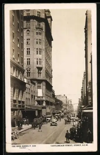 AK Sydney /N. S. W., Castlereagh Street
