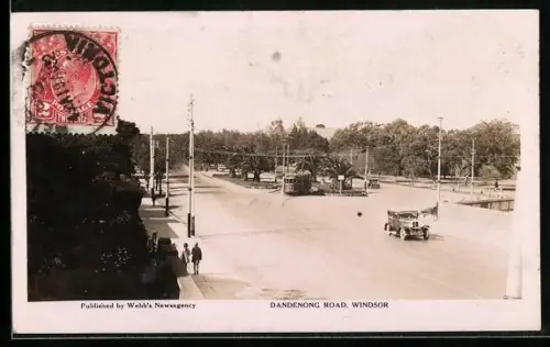 AK Windsor, Dandenong Road, Strassenbahn