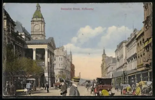 AK Melbourne, View of Swanston Street