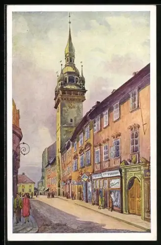 Künstler-AK Brno, Radnice