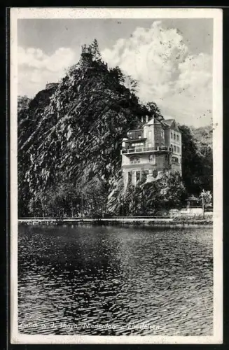 AK Znaim a. d. Thaya, Eliasfelsen mit Haus