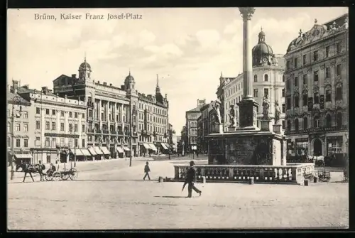 AK Brünn, Kaiser Franz Josef-Platz